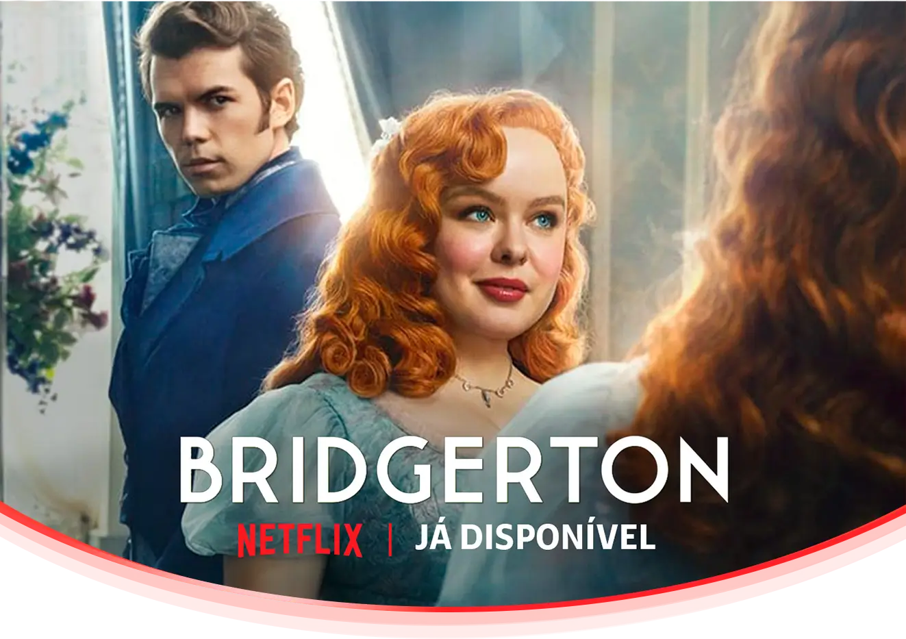 Bridgerton já disponível no aplicativo da Netflix