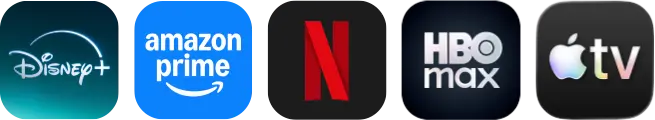 Streamings inclusos: Disney, Amazon Prime, Netflix, HBO Max, Apple Tv
